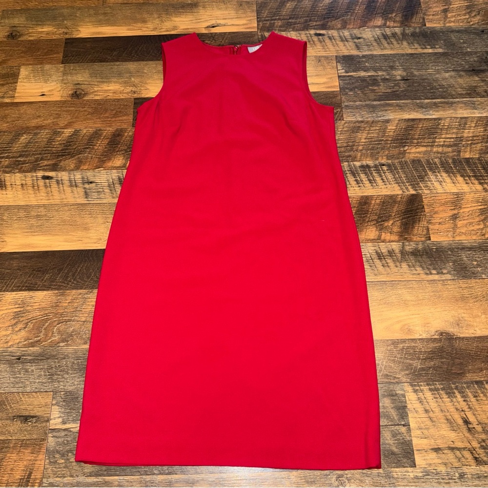 J. Jill Vibrant Red Midi Dress